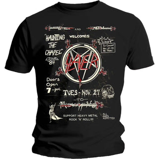 Slayer Unisex T-Shirt: Haunting 84 Flier