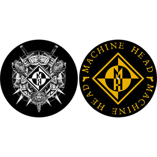 Machine Head Turntable Slipmat Set: Crest