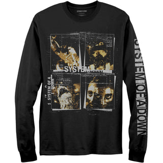 System Of A Down Unisex Long Sleeve T-Shirt: Face Boxes