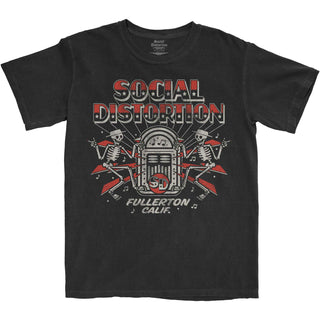 Social Distortion Unisex T-Shirt: Jukebox Skelly