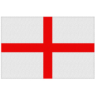 Generic Standard Patch: St Georges Cross Flag (Loose)