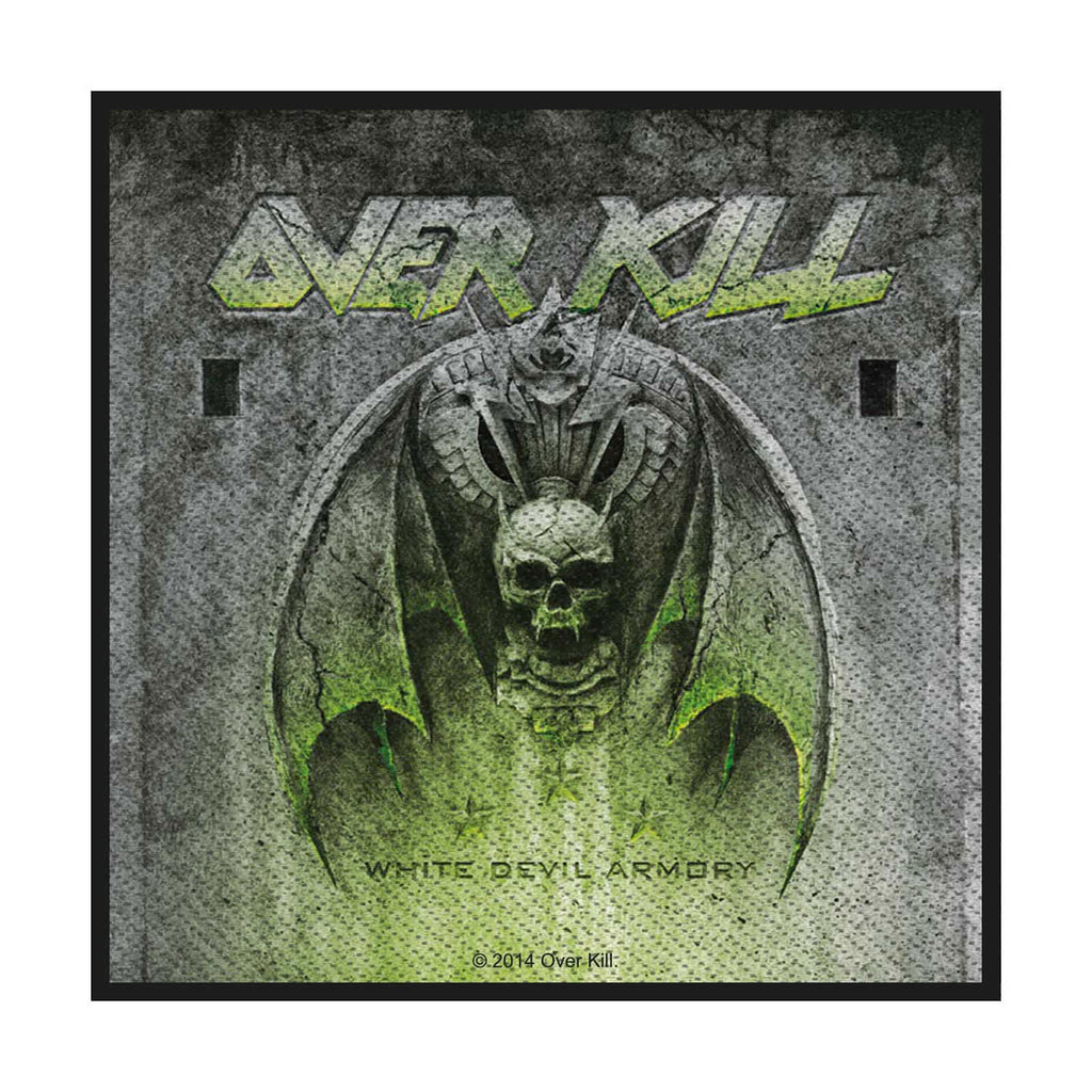 Overkill Standard Patch: White Devil Armoury (Loose) – ATC Music Merch