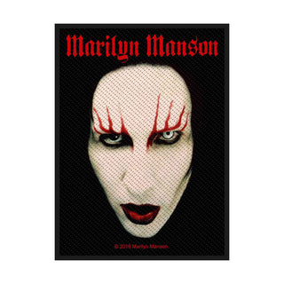 Marilyn Manson Standard Patch: Face (Loose)