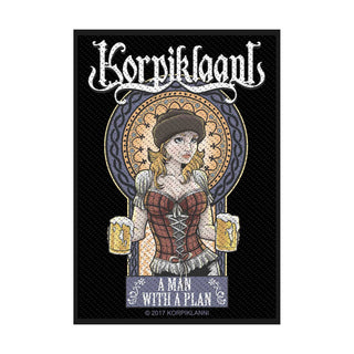 Korpiklaani Standard Patch: A Man with a Plan (Loose)