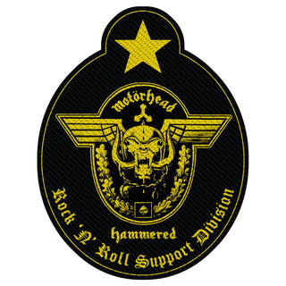 Motorhead Standard Patch: Support Division Cut-Out (Loose)