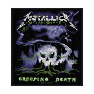 Metallica Patch - Flaming Skull Cut Out Standard Patch