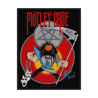 Motley Crue Standard Patch: Allister Fiend (Loose)