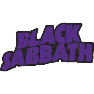 Black Sabbath Standard Patch: Logo Cut Out