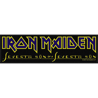 Iron Maiden Super Strip Patch: Seventh Son Logo