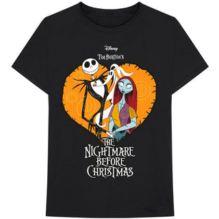 Disney Unisex T-Shirt: The Nightmare Before Christmas Heart