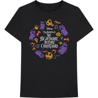 Disney Unisex T-Shirt: The Nightmare Before Christmas Character Flight