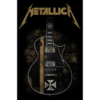 Metallica Textile Poster: Hetfield Guitar