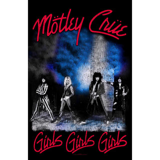 Motley Crue Textile Poster: Girls, Girls, Girls