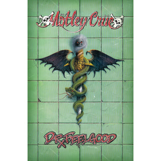 Motley Crue Textile Poster: Doctor Feelgood