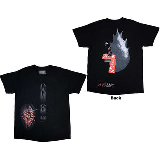 Travis Scott Unisex T-Shirt: Summer Run 2023 Dublin (Back Print & Ex-Tour)