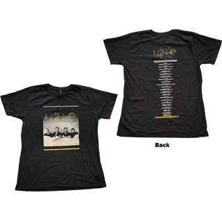 U2 Ladies T-Shirt: I+E Tour Bed Photo