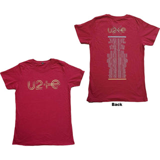 U2 Unisex T-Shirt: I+E 2015 Tour Dates