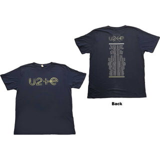 U2 Unisex T-Shirt: I+E 2015 Tour Dates