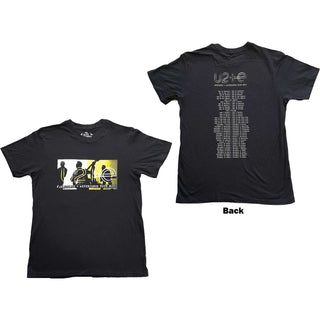 U2 Unisex T-Shirt: I+E Tour 2015 Band Silhouettes