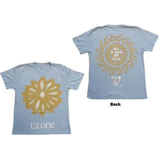 U2 Unisex T-Shirt: Glastonbury 2011 Smell the Flowers