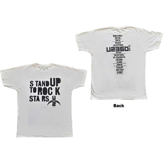 U2 Unisex T-Shirt: 360 Degree Tour 2009 Stand Up to Rock Stars