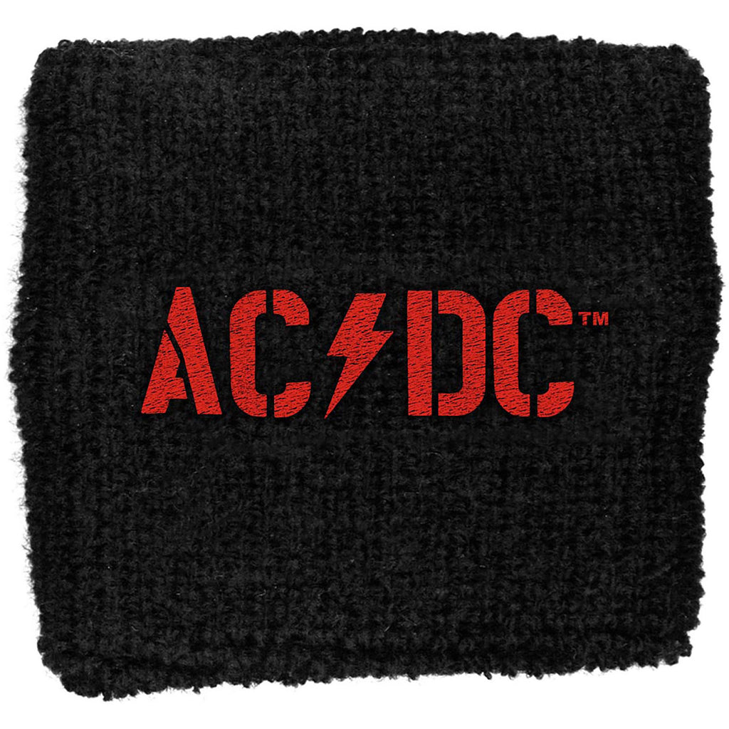 AC/DC Fabric Wristband: PWR-UP Band Logo – ATC Music Merch