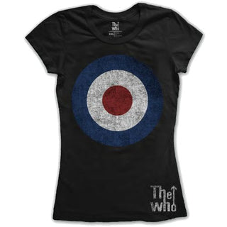 The Who Ladies T-Shirt: Target Distressed (XX-Large)