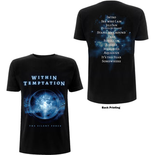 Within Temptation Unisex T-Shirt: Silent Force Tracks