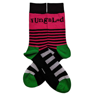 Yungblud Unisex Ankle Socks: Logo & Stripes